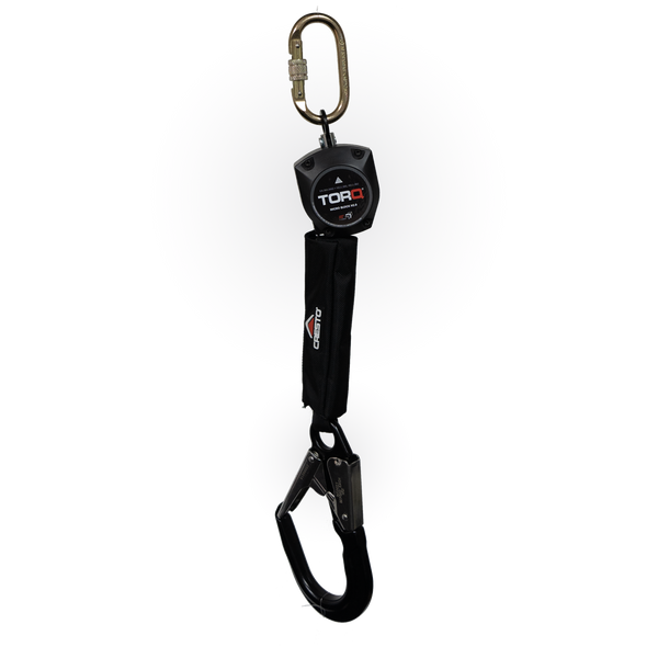 Abtech TORQ Micro 2m Webbing Fall Arrester with Large Hook | H2.0-9680