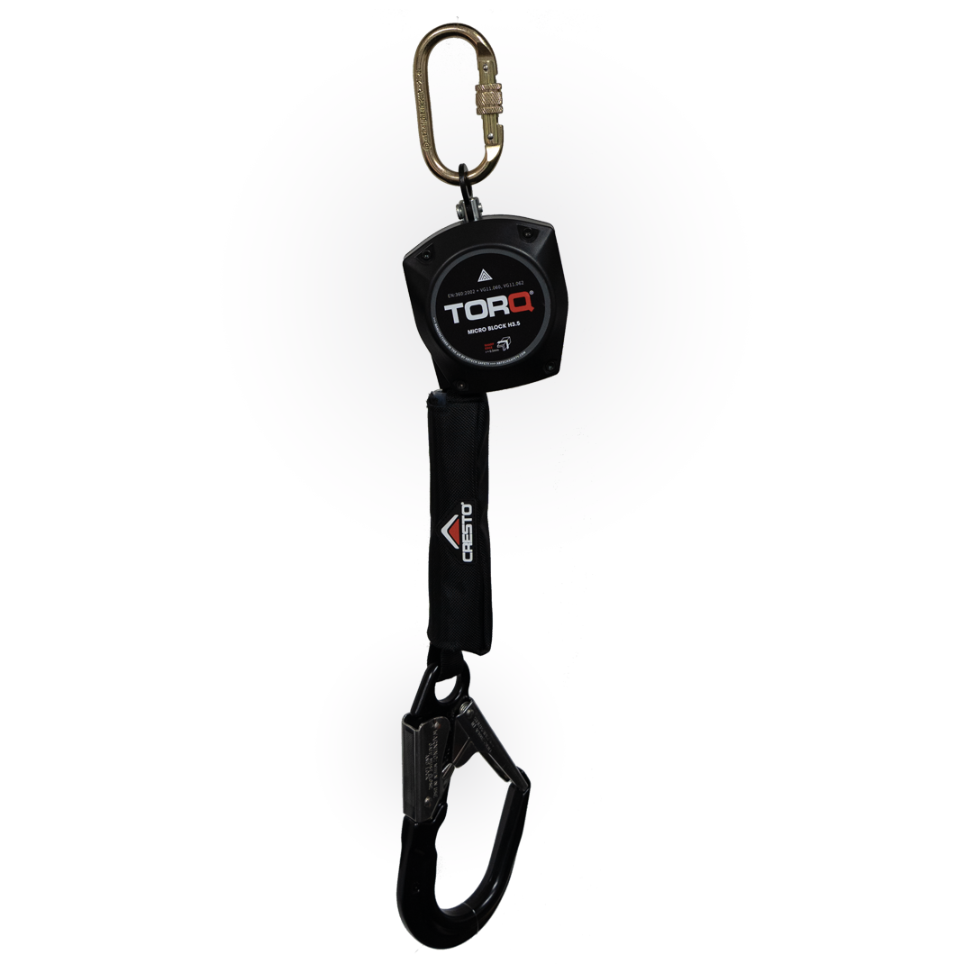 Abtech TORQ Micro 3.5m Webbing Fall Arrester with Large Hook | H3.5-9680