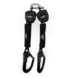 Abtech TORQ Micro Twin 2M Webbing Fall Arrest with Large Hooks | H2.0-T-9680