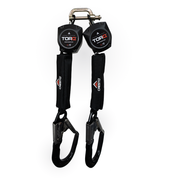 Abtech TORQ Micro Twin 2M Webbing Fall Arrest with Large Hooks | H2.0-T-9680