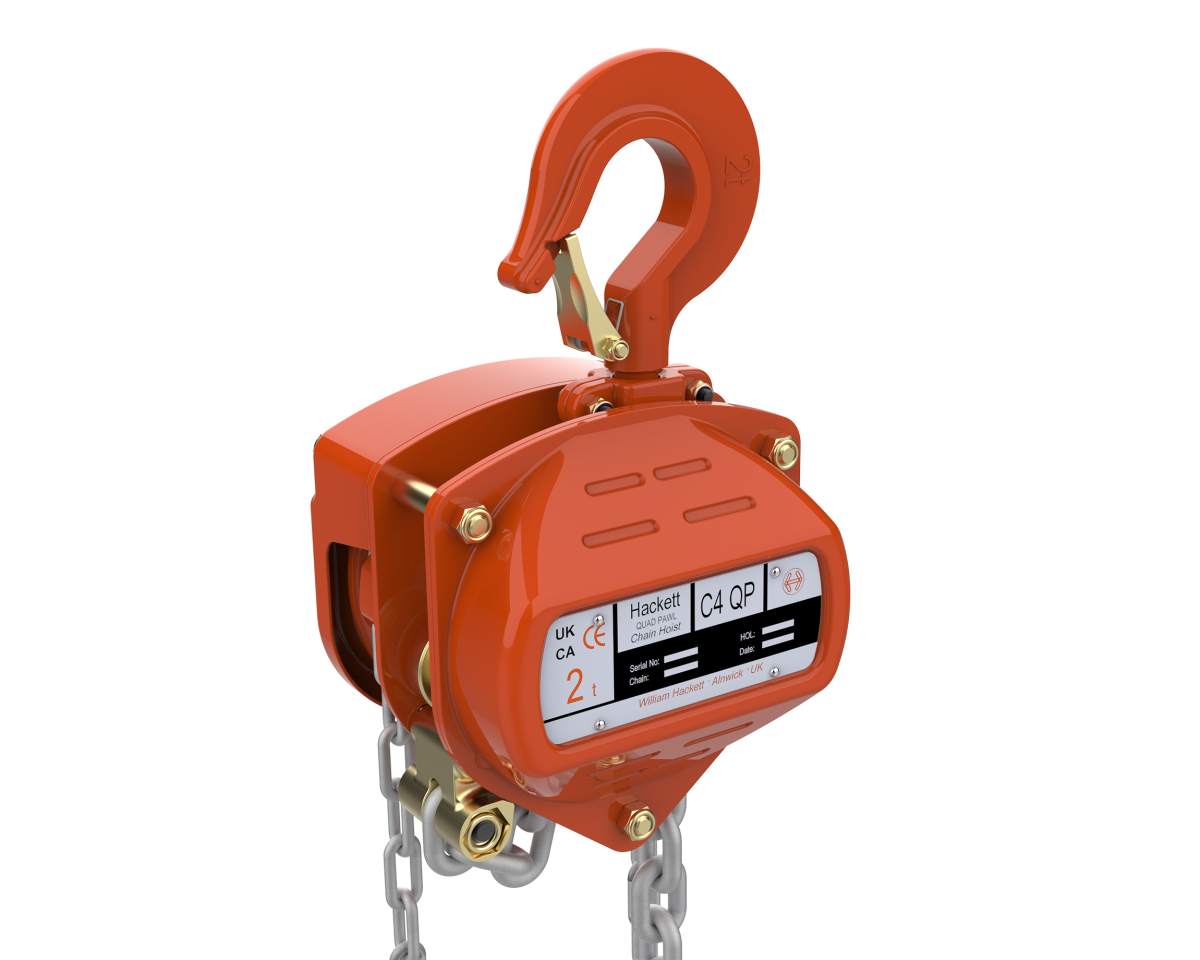 William Hackett WH-C4-QP quad pawl chain hoist | 0.5 - 50 tonne