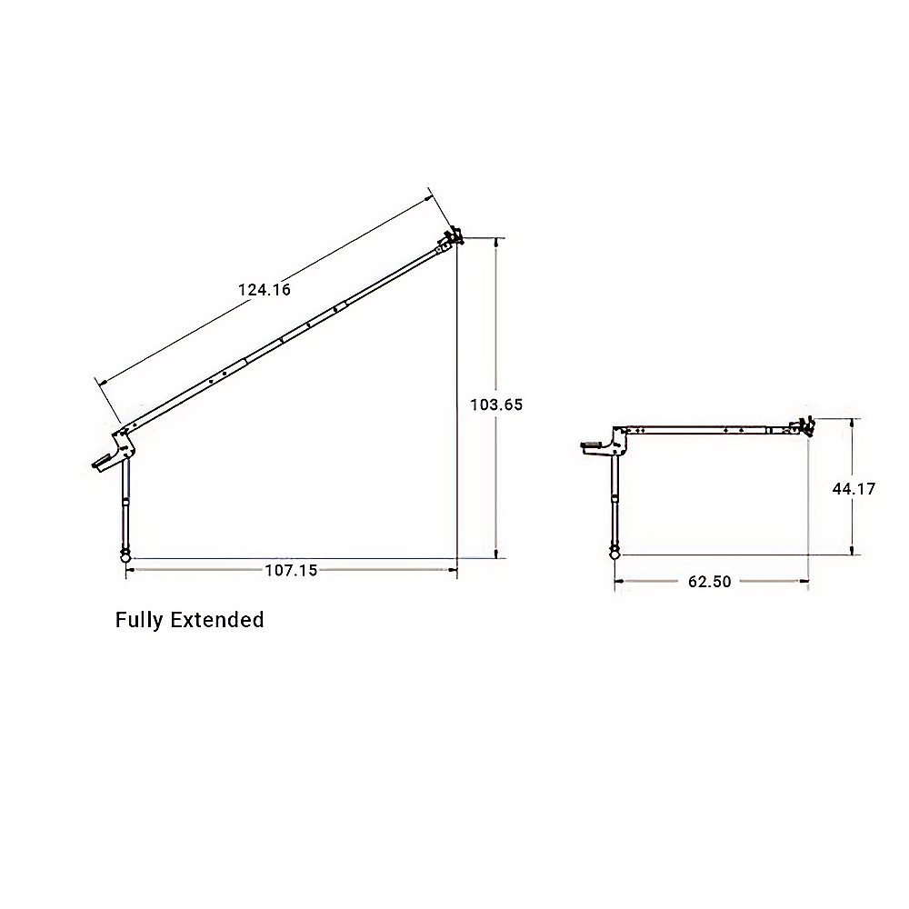 Abtech Pole Hoist Davit Kit | 30040KIT