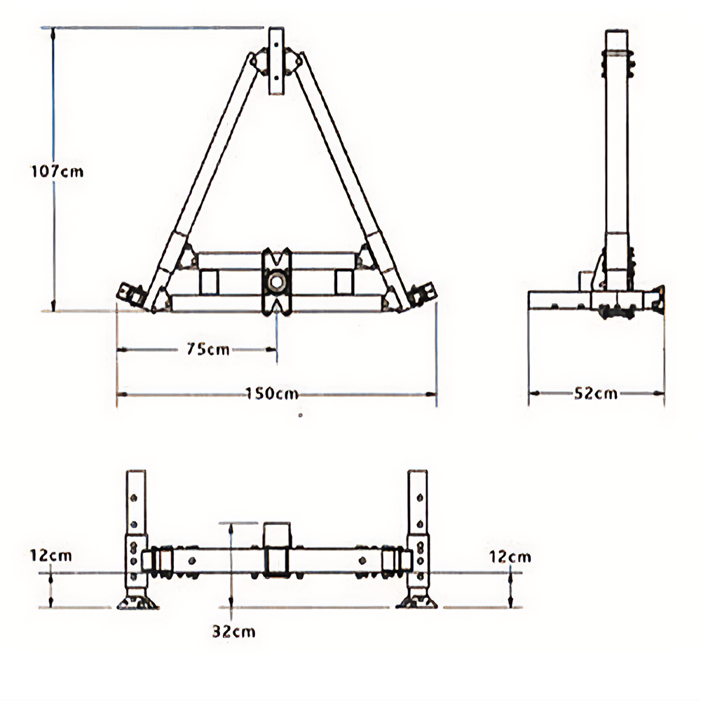 Abtech Counterweight Davit Kit | 30073KIT