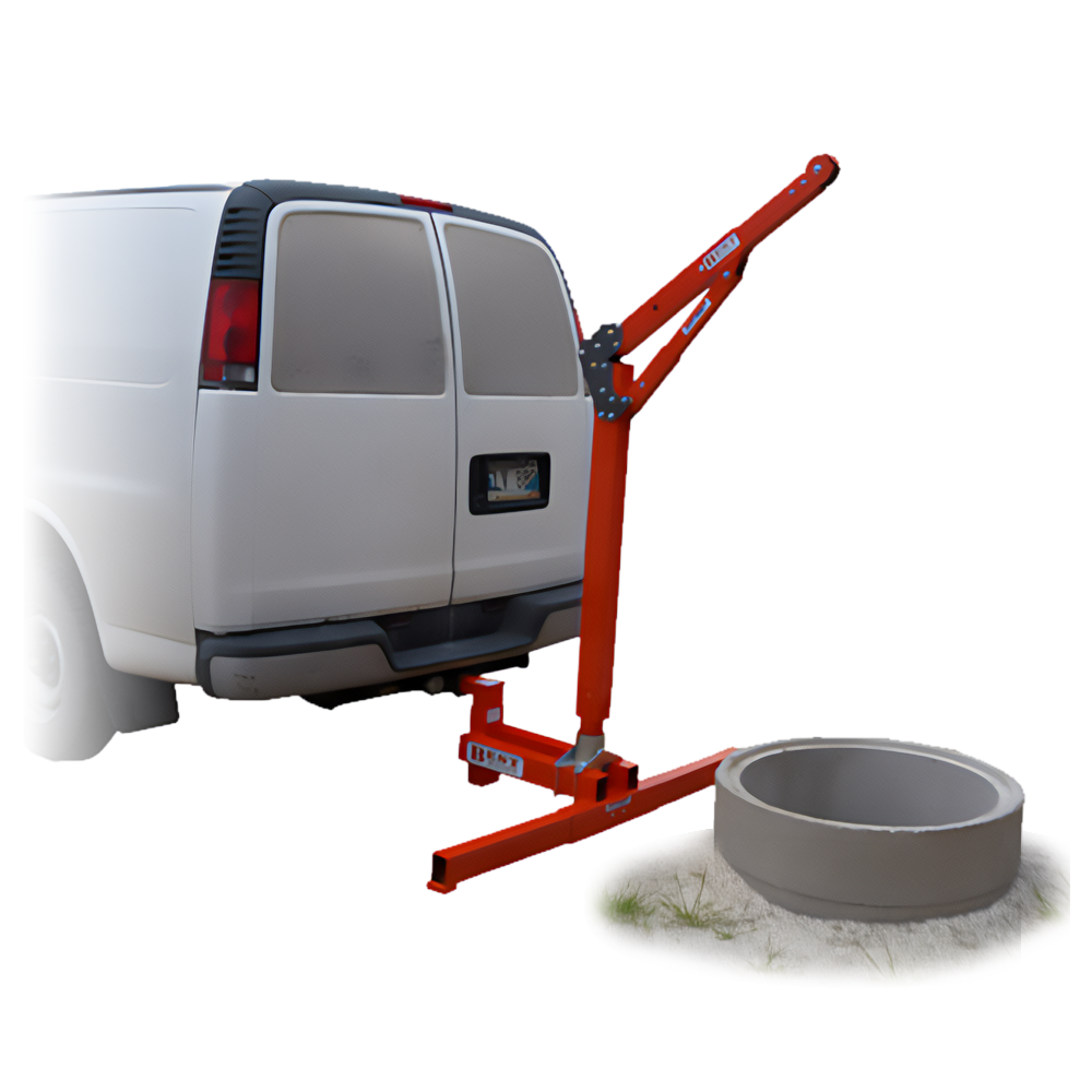 Abtech Vehicle Hitch Mount Davit Kit | 30093KIT