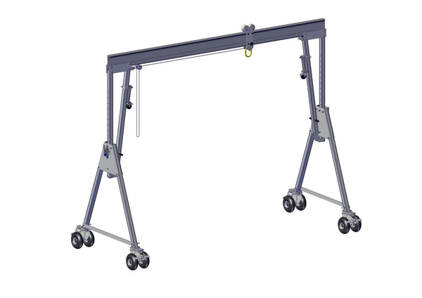 Reid PORTAGANTRY 3000KG Load Bearing Pneumatic Castor Aluminum Mobile Gantry