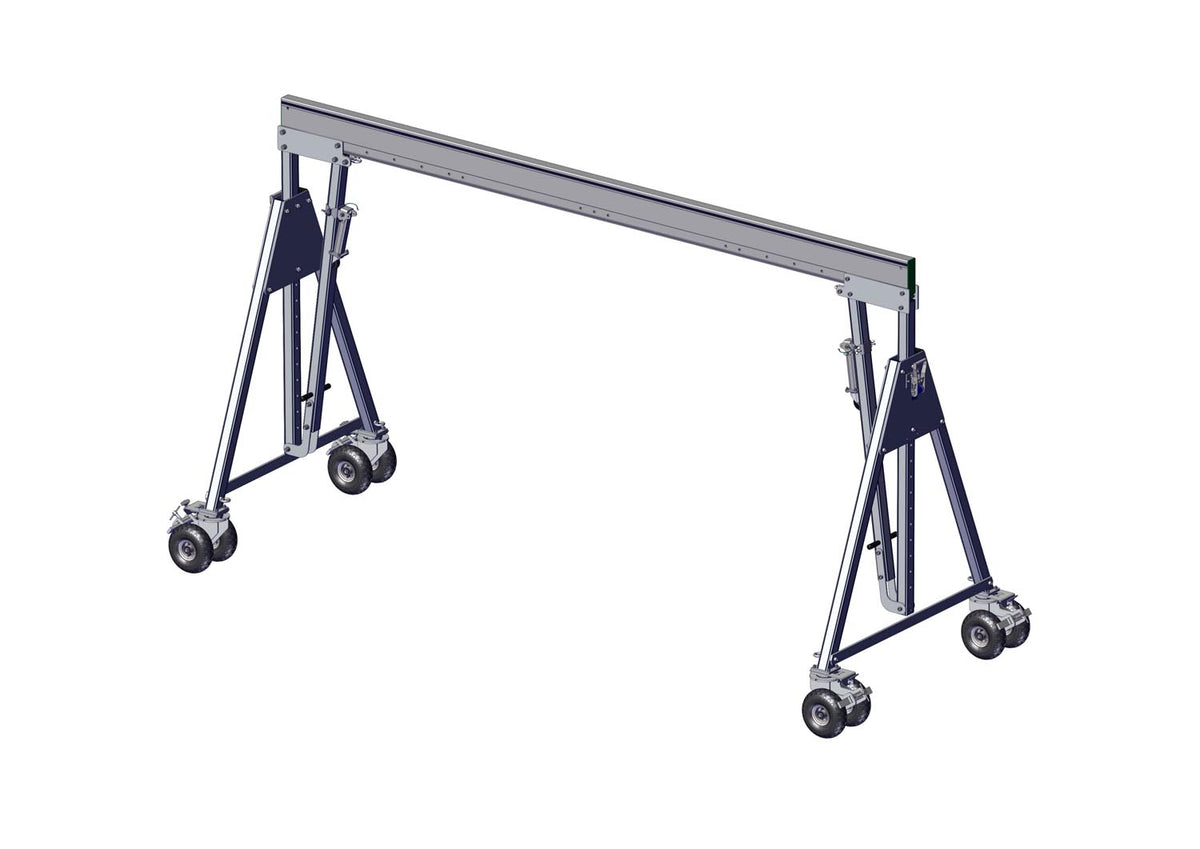 Reid PORTAGANTRY 2000KG Load Bearing Pneumatic Castor Aluminum Mobile Gantry