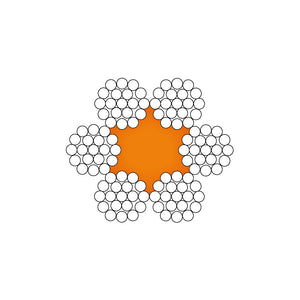 6x19 FC Galv. Steel Wire Rope