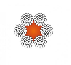 6x36 FC Galv. Steel Wire Rope