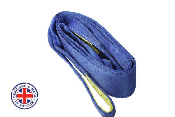 HIRE 8000KG Polyester Flat Webbing Slings