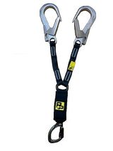 P&P Fall Arrest Lanyard | Shortie 800mm Two Tails | 90270/Short/SCW