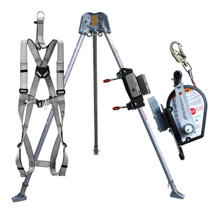 Abtech Confined Space kit with 30m Personnel Winch, Rescue Harness & RT3 Tripod | CSRT6KIT