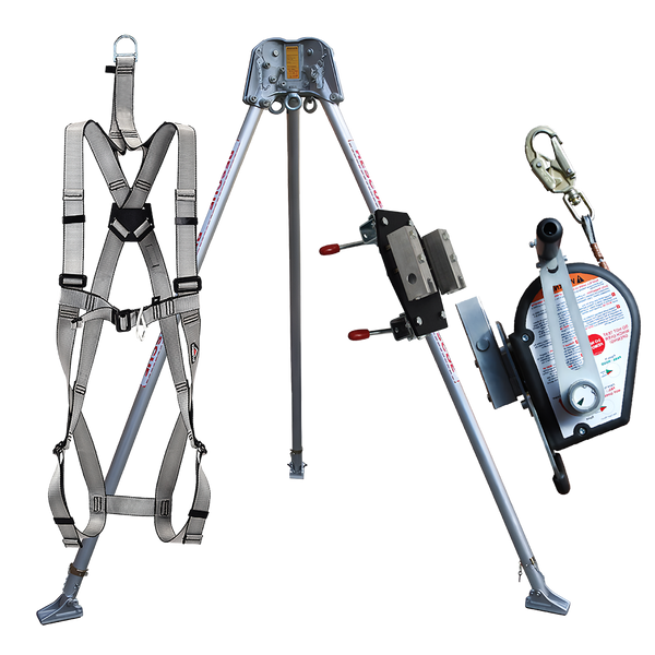 Abtech Confined Space kit with 30m Personnel Winch, Rescue Harness & RT3 Tripod | CSRT6KIT