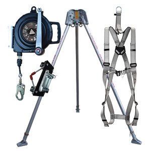Abtech Confined Space Kit with 30m Fall Arrest Winch, Harness & T3 Tripod | CSRT8KIT