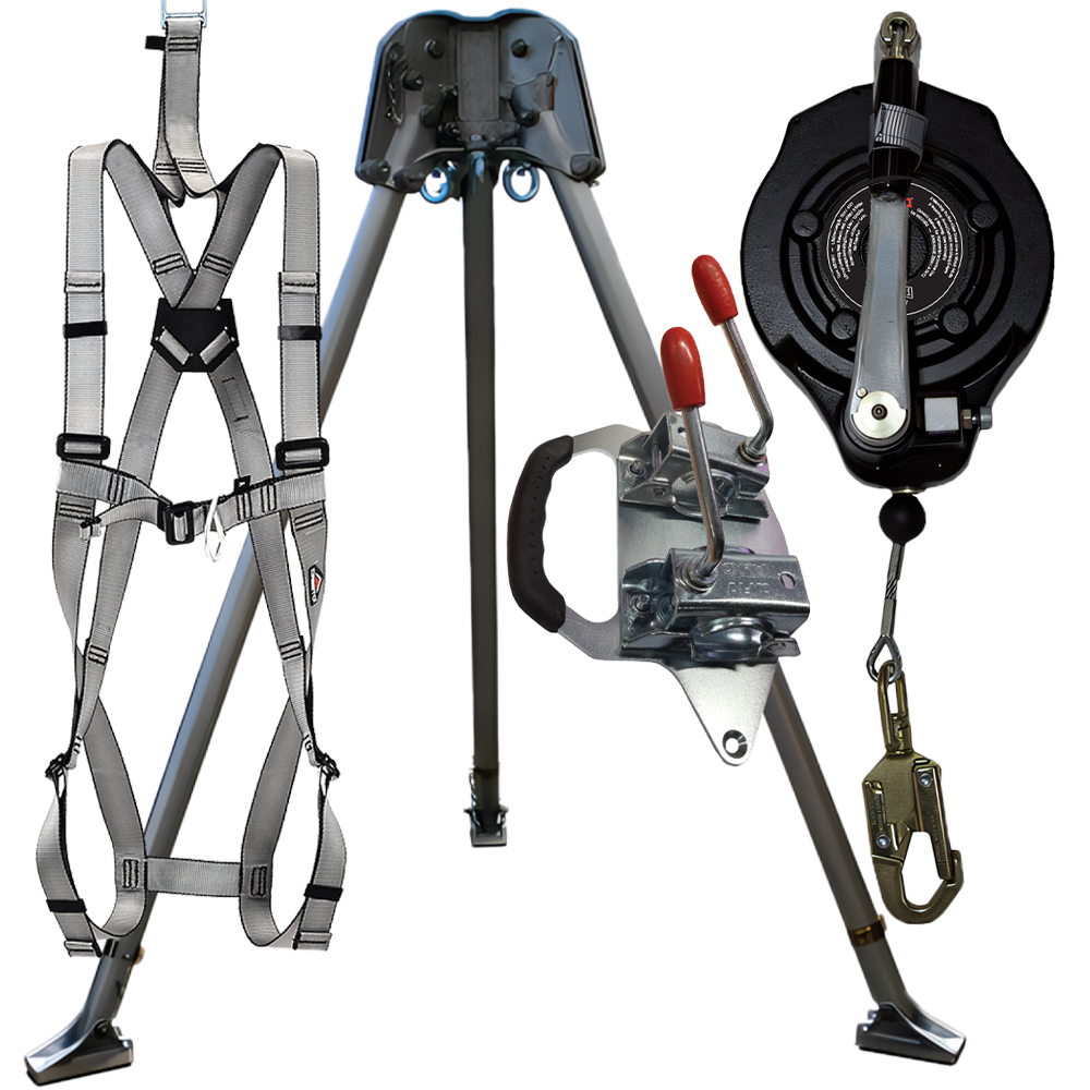Abtech Confined Space Kit with 15m Fall Arrest Winch, Harness & T3 Tripod | CST2KIT