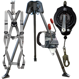 Abtech Confined Space Kit with 15m Fall Arrest Winch, Harness & T3 Tripod | CST2KIT