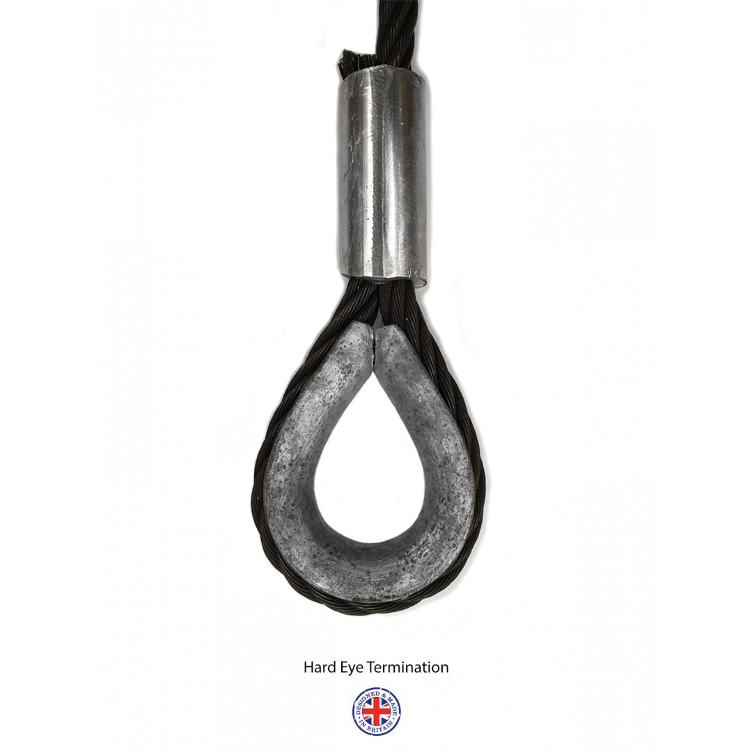 100KG Chemically Blackened Wire Rope Sling