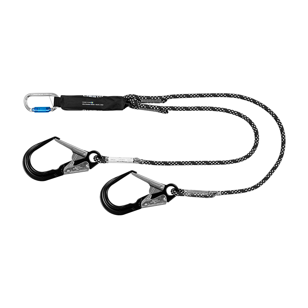 Abtech CRESTO 1.5m Twin Edge Rope Fall Arrest Lanyard | 1504H