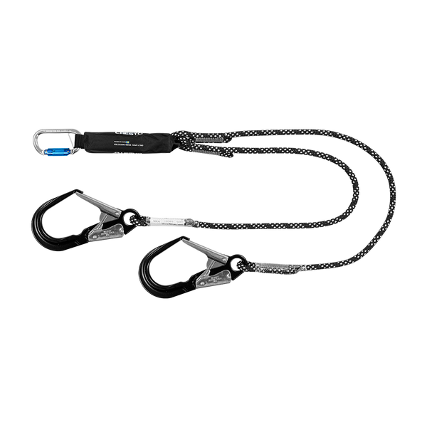 Abtech CRESTO 1.5m Twin Edge Rope Fall Arrest Lanyard | 1504H