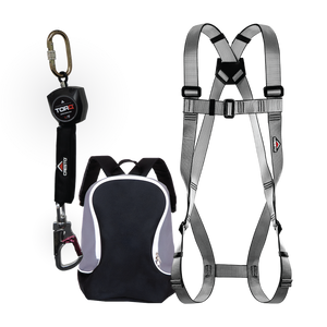 Abtech Fall Arrest Kit- Single-Point Harness, 2m Retractable Lanyard & Kit Bag  | FAK1
