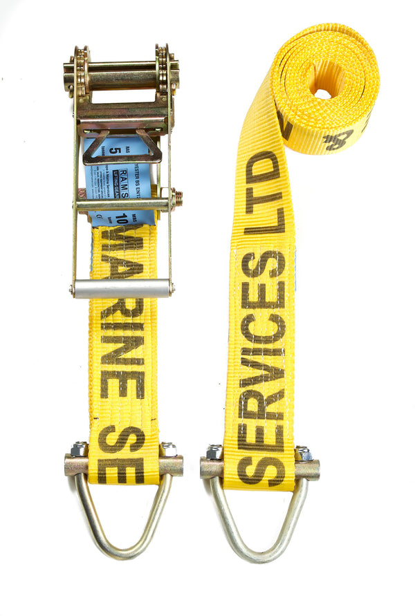 75mm Ratchet Strap - F/W Dee Links - MBS 10.0 Tonne