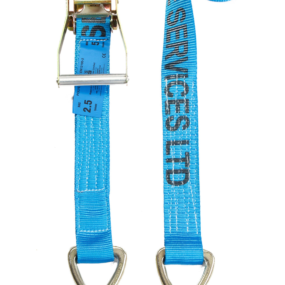 50mm Ratchet Strap - F/W Dee Links - MBS 5.0 Tonne & ropemarineservices