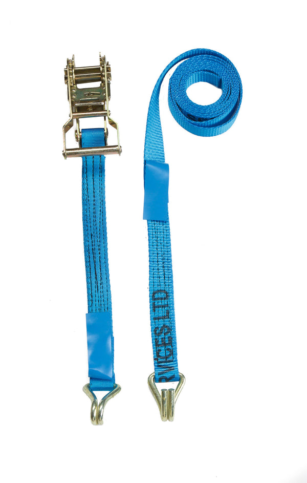 25mm Ratchet Straps - F/W Claw Hooks - MBS 1.4 Tonne