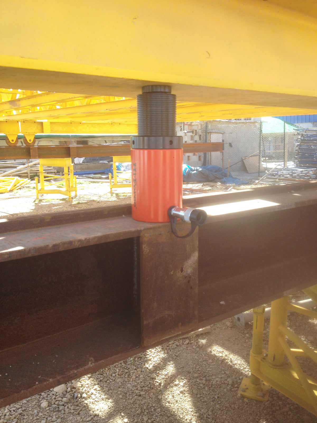 Hi-Force HFG Range single acting failsafe lock ring Hydraulic cylinder | 50 to 1012 tonnes