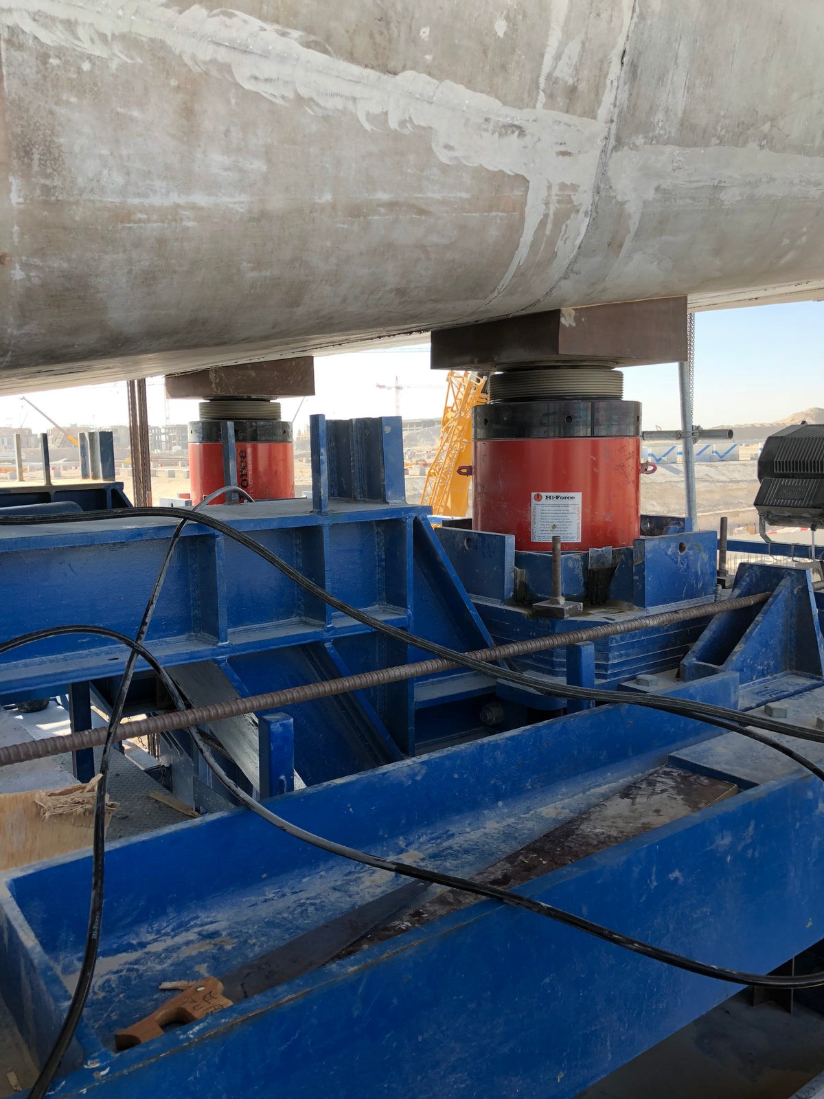 Hi-Force HFG Range single acting failsafe lock ring Hydraulic cylinder | 50 to 1012 tonnes