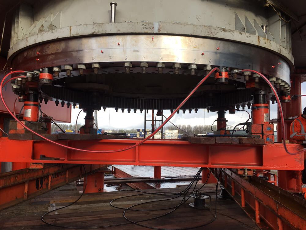 Hi-Force HFG Range single acting failsafe lock ring Hydraulic cylinder | 50 to 1012 tonnes