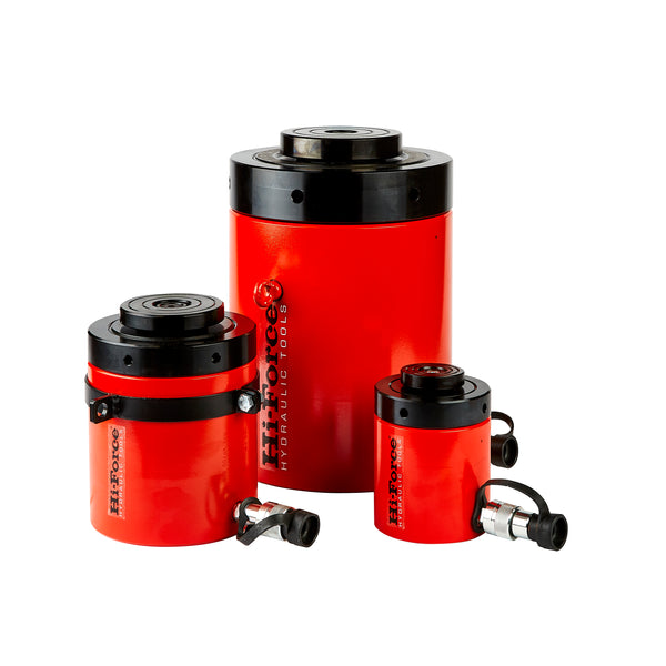 Hi-Force HFG Range single acting failsafe lock ring Hydraulic cylinder | 50 to 1012 tonnes