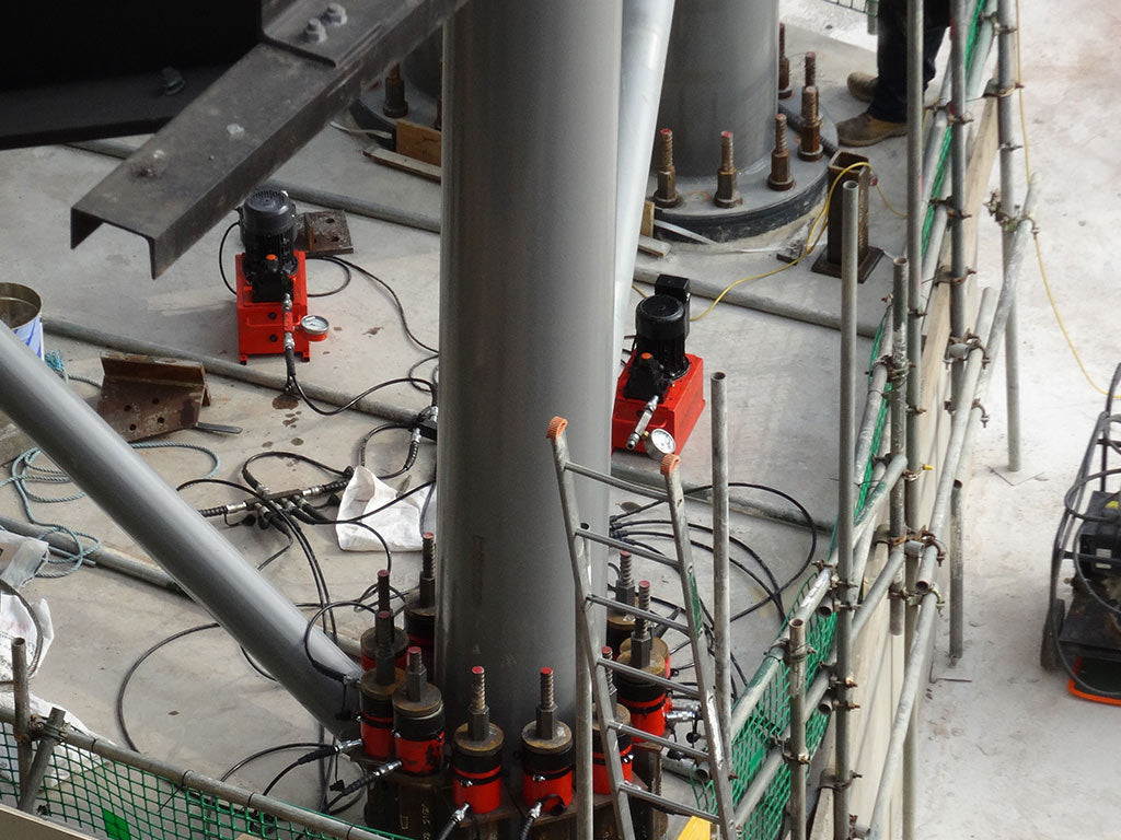 Hi-Force HHS Single Acting Hollow Hydraulic Cylinder | 11 to 102 tonnes