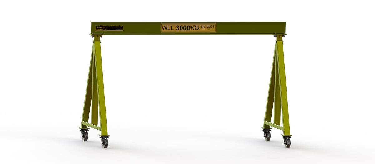 3 Tonne Mobile Steel Gantry - MSG3t