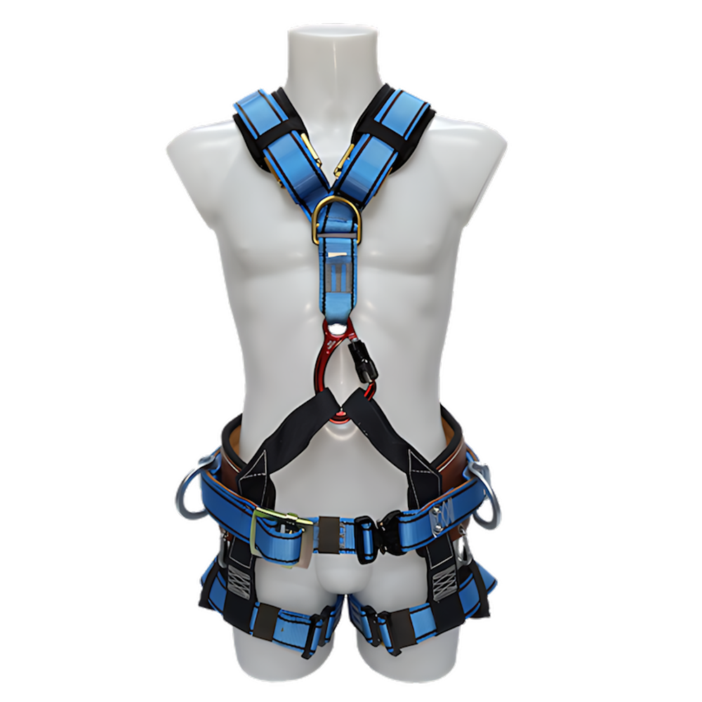 Abtech  STL TECH Sirocco Work Positioning Harness, Leather Belt | UH238LB