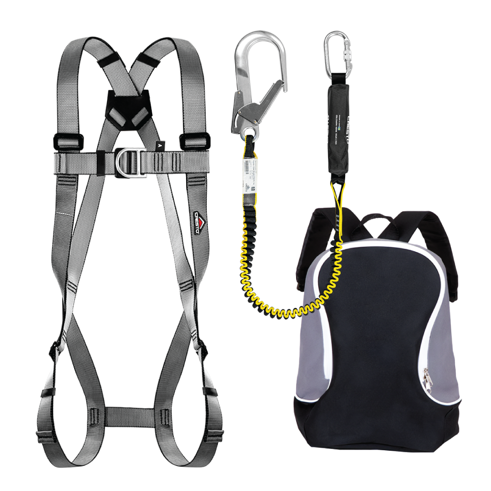 Abtech Cresto Working at Height Kit 2 - Two-Point Harness, 1.8m Lanyard & Kit Bag  | WAHKIT2