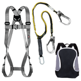 Abtech Working At Height Kit 3 - Two-Point Harness, Dual 1.9m Lanyard & Kit Bag  | WAHKIT3