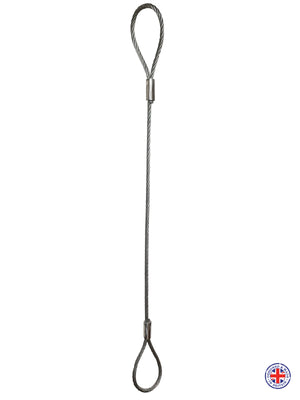 2000KG Galvanised Wire Rope Sling