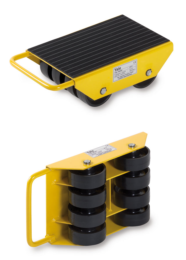 LF Load moving skates and systems with fixed wheels