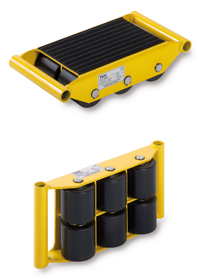 LF Load moving skates and systems with fixed wheels