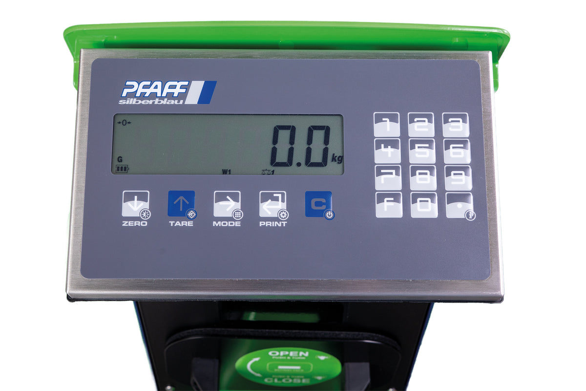 Pfaff GREENLINE Hand pallet truck with weighing system