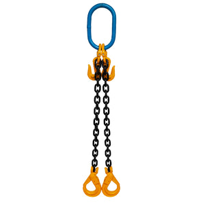4.25 Tonne Yoke Grade 8 10mm Double Leg Chain Slings