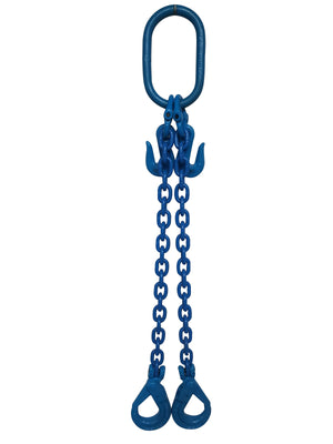 9.5 Tonne Yoke Grade 10 13mm Double Leg Chain Sling